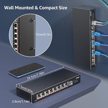 8 Port 2.5G Unmanaged Desktop Ethernet Switch - Image 5