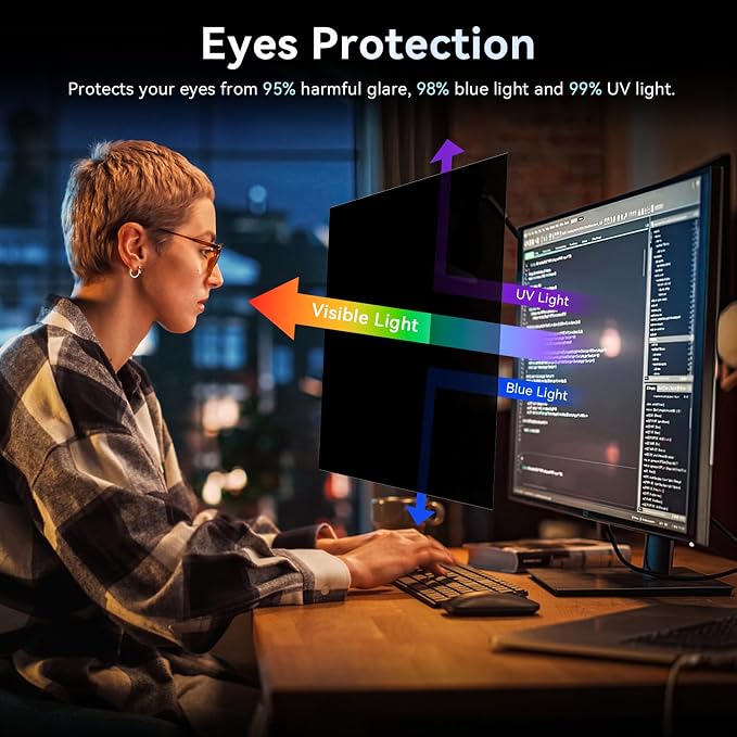 34 Inch Computer Privacy Screen Filter - Image 4