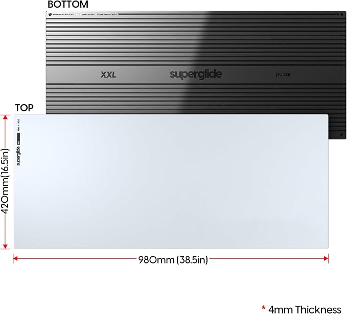 Pulsar - Superglide Premium Glass Mouse Pad XXL ALUMINO-Silicate Glass Surface - Image 6