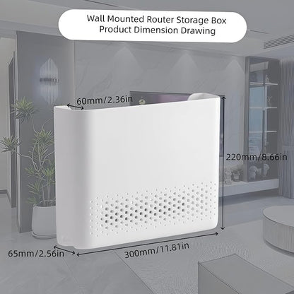 Wall Mounted Router Storage Box WiFi Router Organizer - Image 3