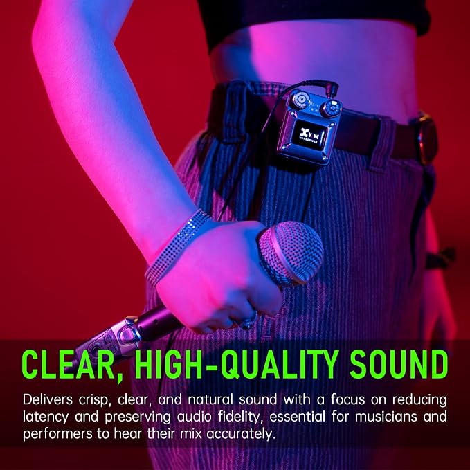 Xvive U4R4 Wireless in-Ear Monitor System Professional IEM System, 1 - Image 4