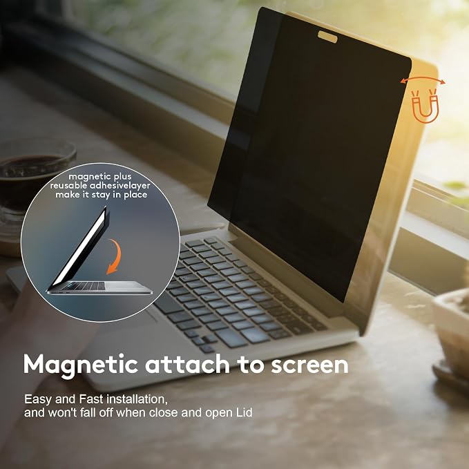 Magnetic Privacy Screen for MacBook Pro 13 inch and MacBook Air 13 inch - Image 4
