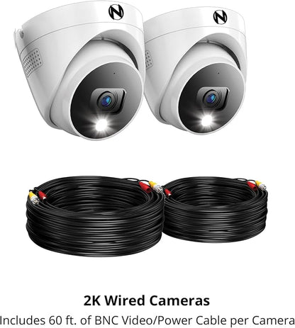 Night Owl Add On Wired 2K HD Indoor/Outdoor Deterrence Dome Cameras - Image 6