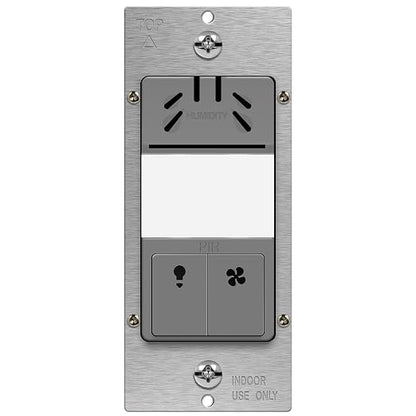 TOPGREENER Humidity Sensor Switch, Dual Tech Humidity PIR Motion Sensor Switch by TOPGREENER