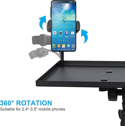 Projector Stand Tripod, Laptop Tripod Stand Adjustable Height from 23.5 to 63.5 - Image 6