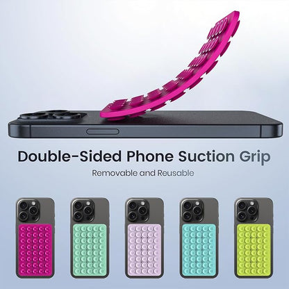 Silicone Double Sided Suction Phone Case Mount, Detachable Hands Free & Strong - Image 6