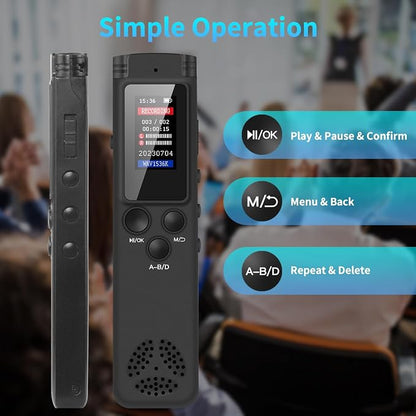 64GB Digital Voice Recorder Voice Activated Recorder - Image 4
