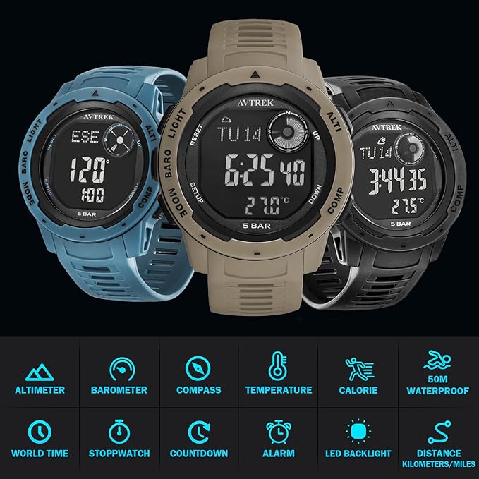 AVTREK Men's Tactical Watch - Image 2
