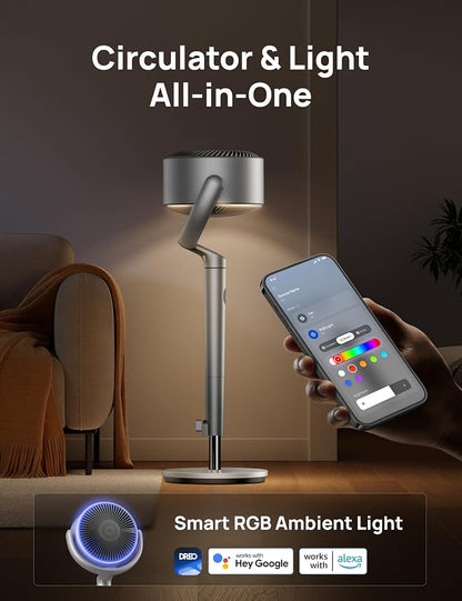 Dreo Smart Fans for Bedroom, 120° +120° Omni-Directional Oscillating Fan - Image 7