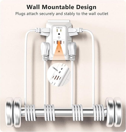 USB Wall Charger Power Strip Surge Protector - Image 3