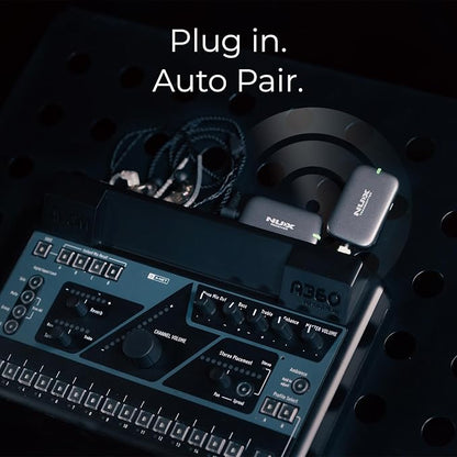 NUX B-7PSM 5.8 GHz Wireless in-Ear Monitor System, Stereo IEM, Charging Case - Image 3