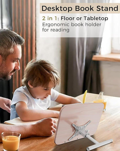 Laptop Stand Floor, Tablet Floor Stands Adjustable Height, Tall Laptop Podium - Image 3