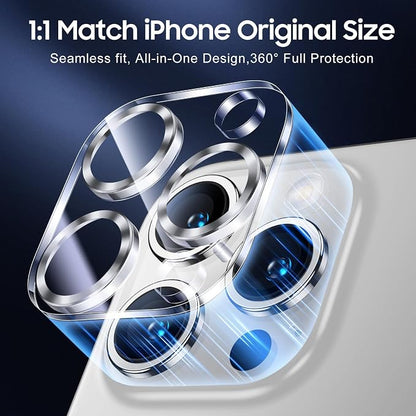 UniqueMe Compatible for 3 Pack iPhone 15 Pro/iPhone 15 Pro Max Camera Lens - Image 5
