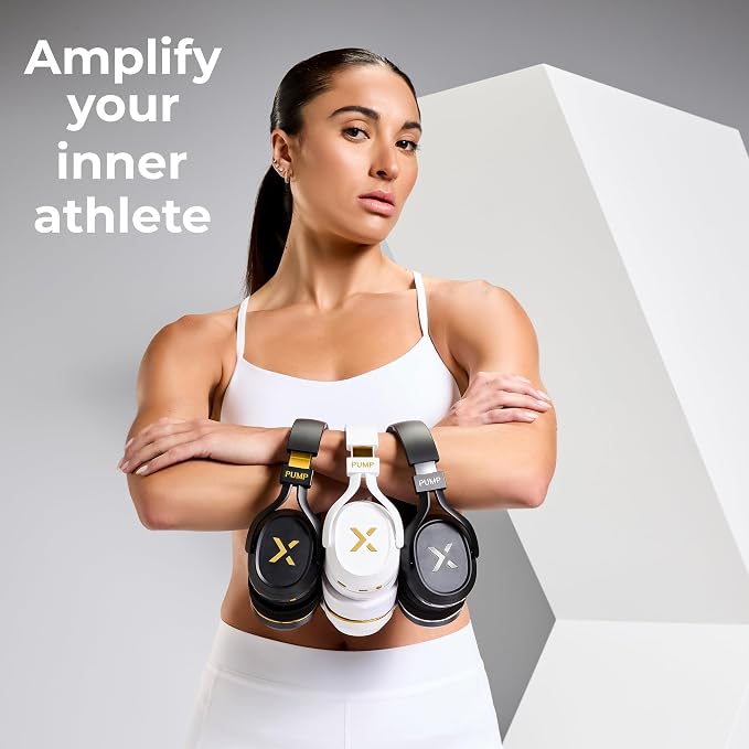 BlueAnt Pump X - The Gym Headphones | White/Gold | Sports Headphones | - Image 5