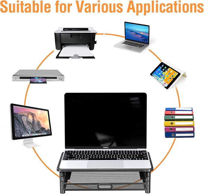 ELIVED 2 Pack Monitor Stand Riser - Image 7