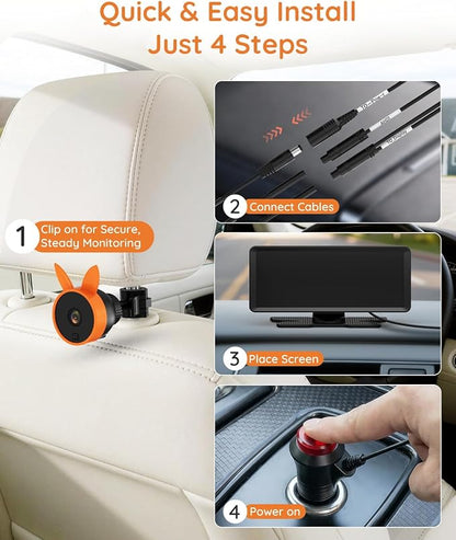 Babyvue BV3 MAX Dual Car Camera Baby Monitor - Image 8