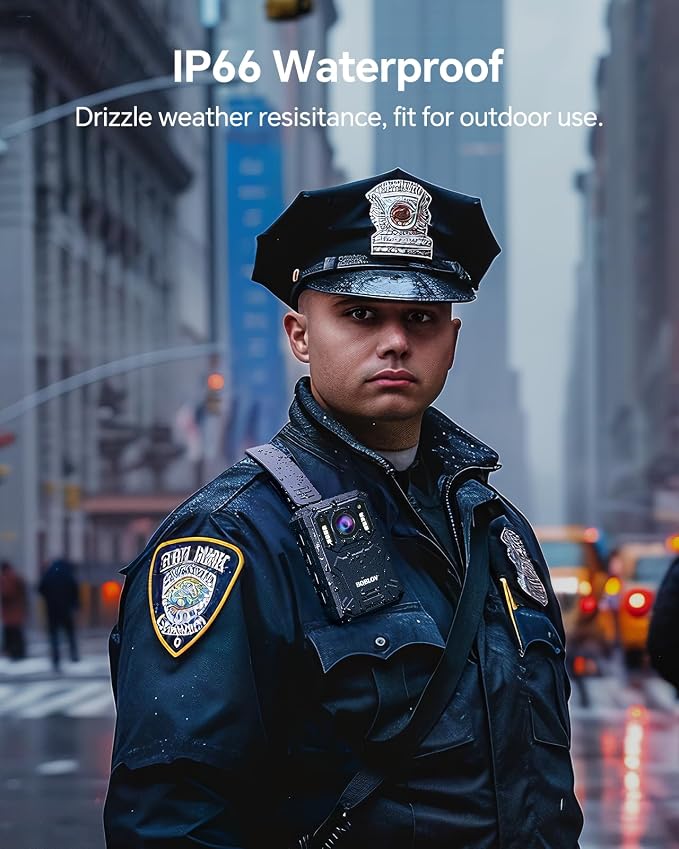 BOBLOV KJ23Pro 2K Body Camera, 256GB Body Worn Camera - Image 4