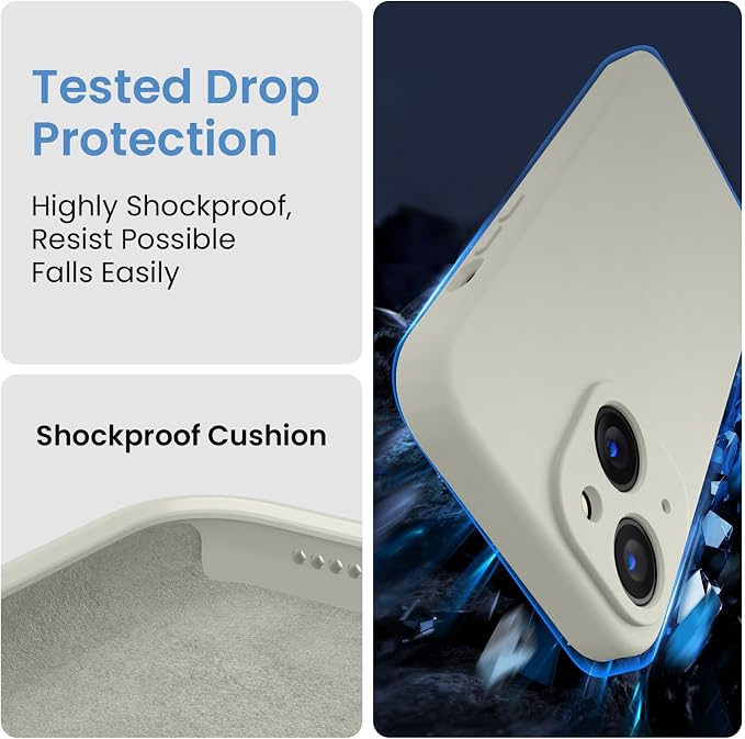 FireNova Designed for iPhone 15 Plus Case, Silicone Case with, Soft - Image 4