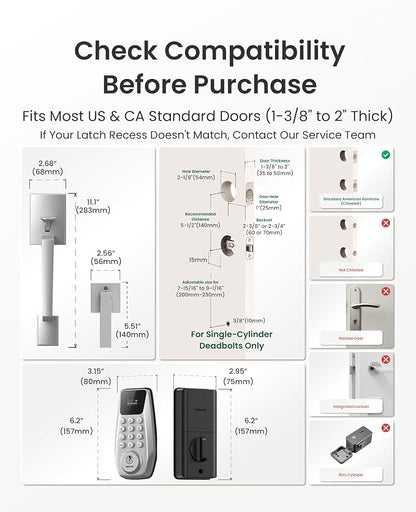 DESLOC C100 Keyless Entry Door Lock - Image 8