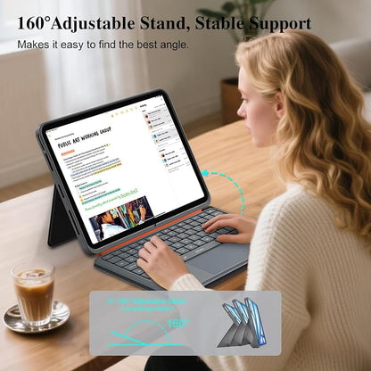 iPad Air 11 inch Case with Keyboard, Pro 11, iPad A16 11th/10th, Flex Magnetic - Image 7