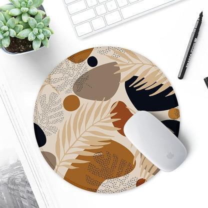 ITNRSIIET Round Mouse Pad with Stitched Edge Premium-Textured Waterproof - Image 7