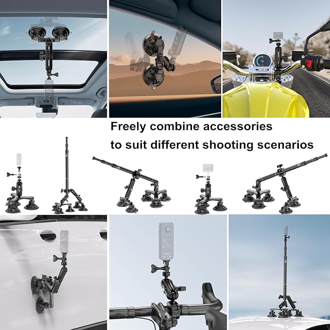 BRCOVAN Suction Cup Car Camera Mount Kit - Image 5