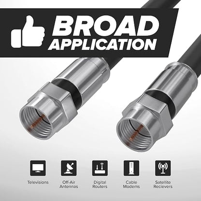 THE CIMPLE CO - RG6 Coaxial Cable 75 FT - RG6 Coax Cable - Image 8