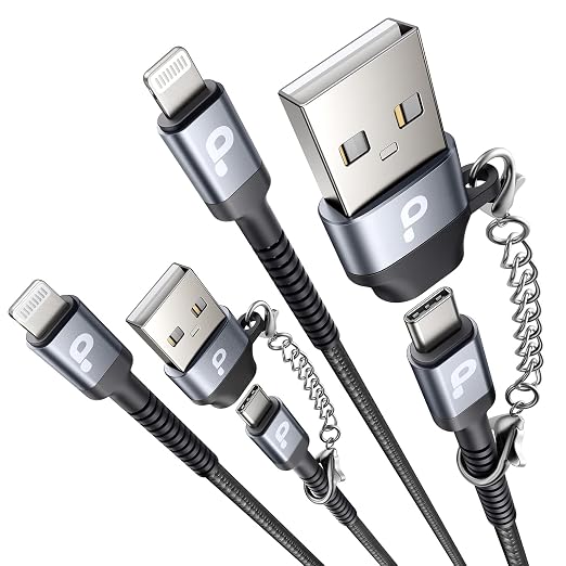 USB Type C to Lightning Cable Fast Charging by PRAKIE