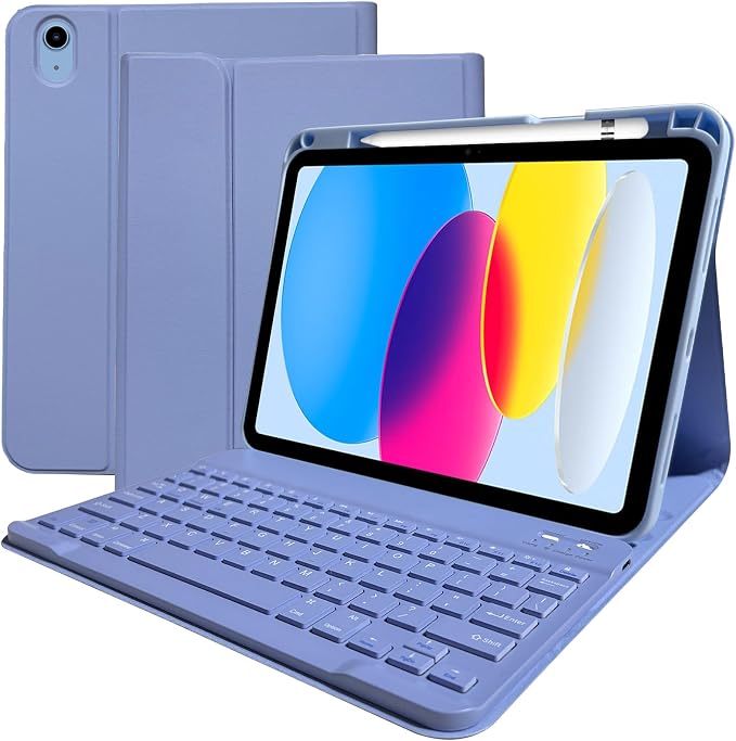 Keyboard Case for iPad 11th 10th Generation by BSBLESS
