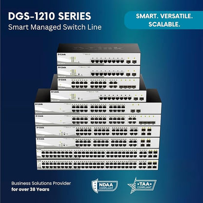D-Link 52-Port Gigabit Smart Managed PoE+ Switch | 48 PoE+ Ports + 4 Combo SFP - Image 14