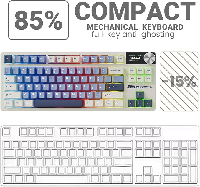 RK ROYAL KLUDGE S85 Wireless Mechanical Keyboard - Image 8