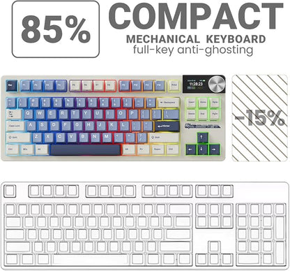 RK ROYAL KLUDGE S85 Wireless Mechanical Keyboard, 85% Wireless TKL Keyboard - Image 8
