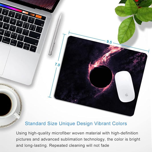 Sci-Fi Galaxy Mouse Pad Personalized Planet Design Computer Laptop Non-Slip - Image 2