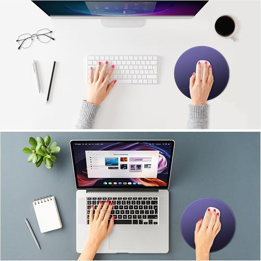 ITNRSIIET Mouse Pad Non-Slip Rubber Base Smooth Surface Stitched Edges - Image 2