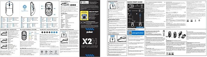 Pulsar Gaming Gears X2H v3 Wireless Gaming Mouse, Ultra Lightweight 1.87 oz - Image 12