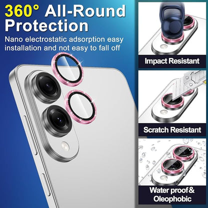 for Samsung Galaxy S25 Edge Camera Lens Protector, Individual Metal Ring - Image 3
