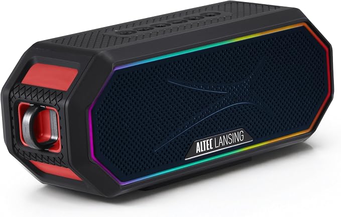 Altec Lansing Magnetic Bluetooth Speaker HYDRAJOLT 2.0, Waterproof IP67 by ALTEC