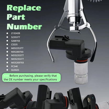 Engine Crank Crankshaft Position Sensor L4 2.0L Compatible - Image 4