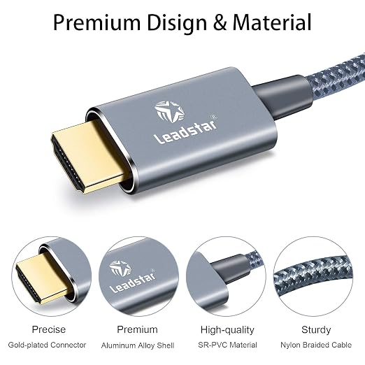 LEADSTAR HDMI Cable 4K 75 ft Fiber Optic, 4K 60Hz 18Gbps High Speed HDMI 2.0 - Image 9
