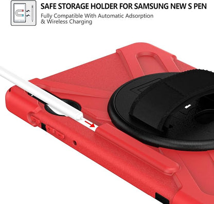 BRAECN for Galaxy Tab S6 Case, Three Layers Heavy Duty Shockproof Case - Image 3