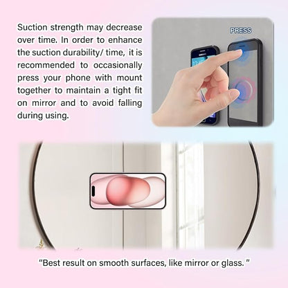 Double Sided Silicone Suction Cup Phone Case Mount, Hands-Free Silicon Phone - Image 5