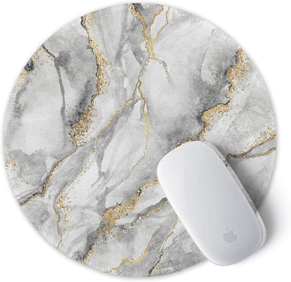ITNRSIIET Round Mouse Pad with Stitched Edge Premium-Textured Waterproof - Image 2