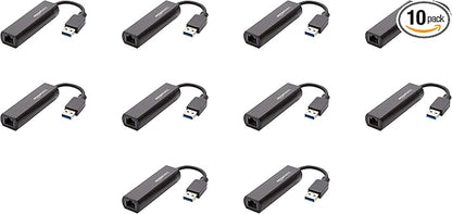 Amazon Basics USB 3.0 to 10/100/1000 Gigabit Ethernet Internet Adapter by AmazonBasics