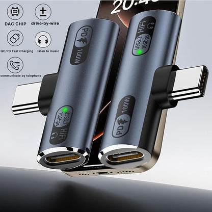 2-in-1 USB-C Splitter with 100W Fast Charging, Dual USB-C Ports - Image 4