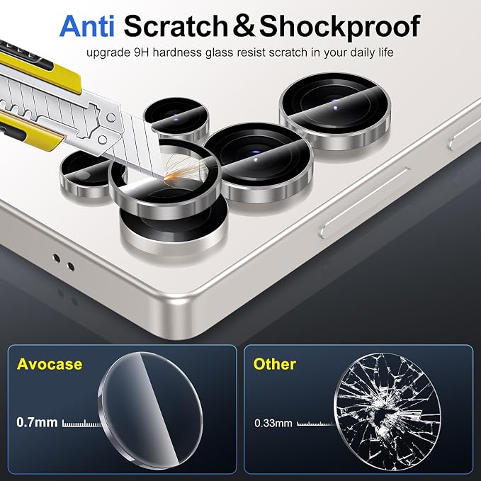 for Samsung Galaxy S25 Ultra Camera Lens Protector, Individual Metal Ring - Image 3