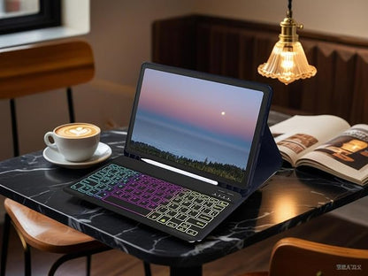 Keyboard Case for Samsung Galaxy Tab S10 FE / S9 FE 10.9 inch/Tab S9 / S8 / S7 - Image 5