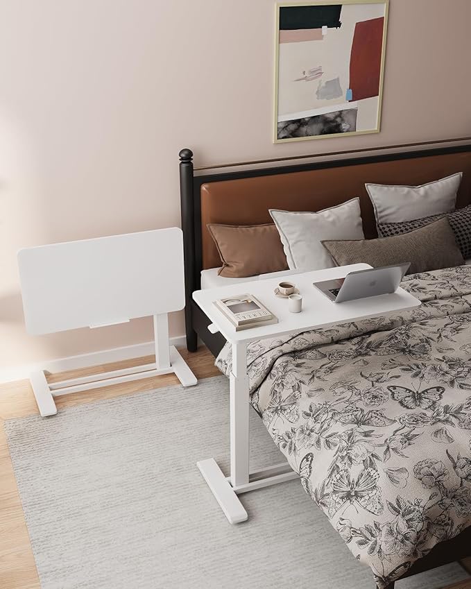 FLEXISPOT H7 PRO Mobile Standing Desk Adjustable Overbed Table Pneumatic - Image 3