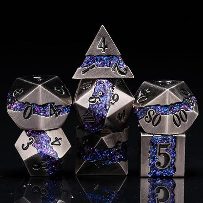 Metal Dice Set D&D by Maywin