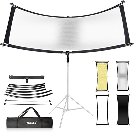 FUDESY Clamshell Light Reflector/Diffuser, Carry Bag by FUDESY