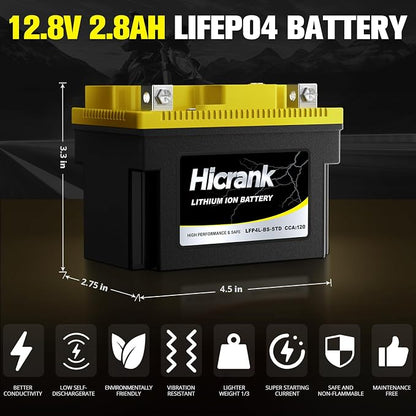 YTX4L-BS STD Standard Lithium Motorcycle Battery - Image 6